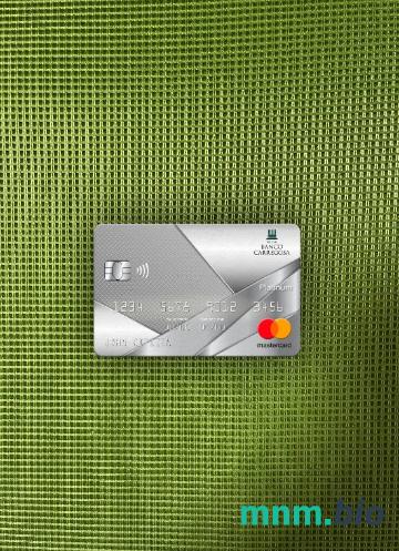 Portugal Banco Carregosa bank mastercard platinum wygląd fotograficzny skan PSD + zdjęcie